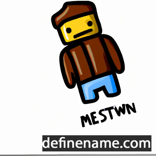 cartoon of the name Mestwin