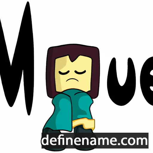 cartoon of the name Mesue