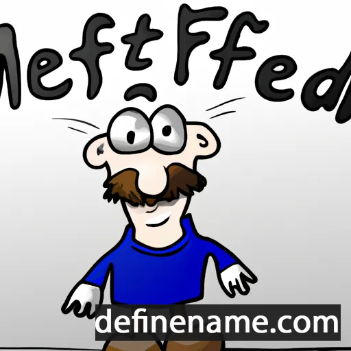 cartoon of the name Metfried