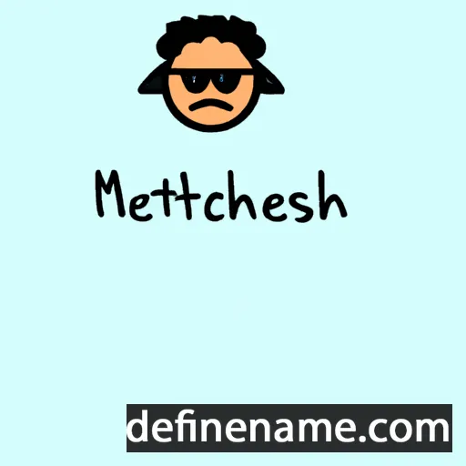 cartoon of the name Methushael