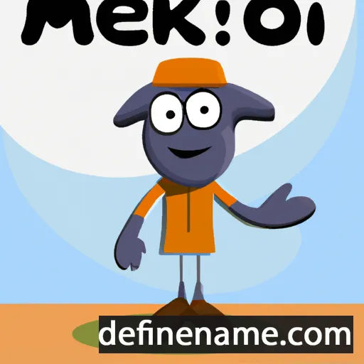 cartoon of the name Metok