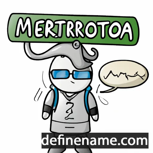 cartoon of the name Metrófanes