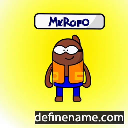 cartoon of the name Metrodoro