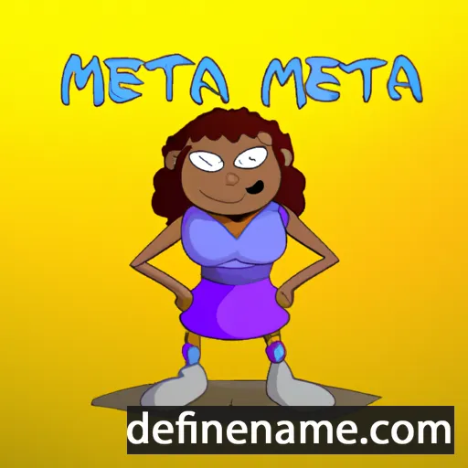 cartoon of the name Metta