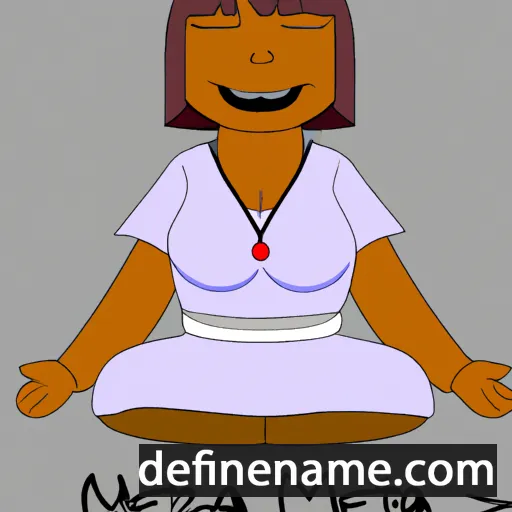 cartoon of the name Metta