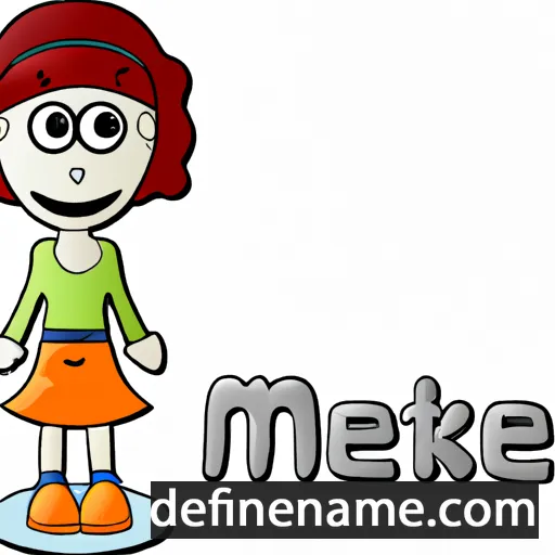 cartoon of the name Metteke