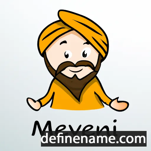 cartoon of the name Mevlan