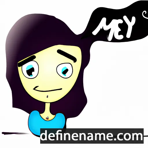 cartoon of the name Mey