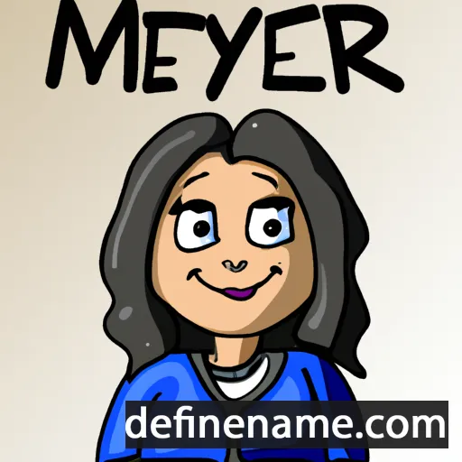 cartoon of the name Meytar