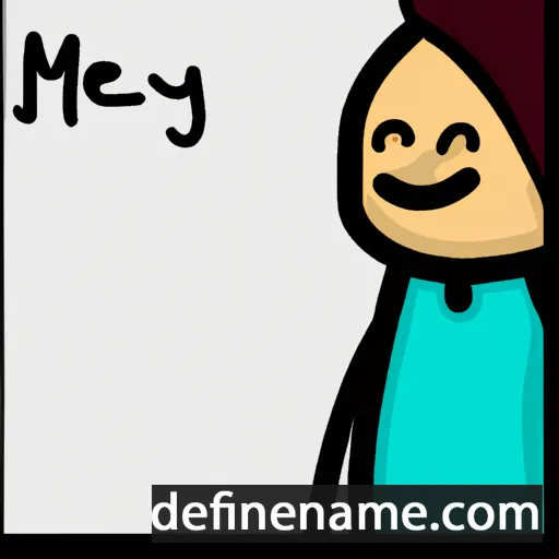 cartoon of the name Meyvelín