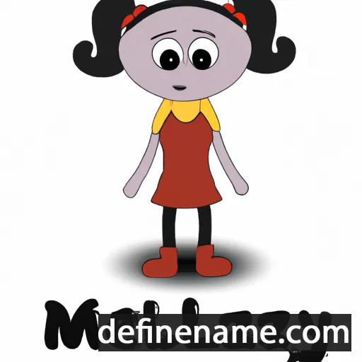 cartoon of the name Mezelly