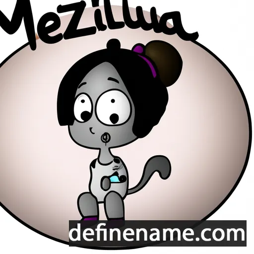 cartoon of the name Mezulla