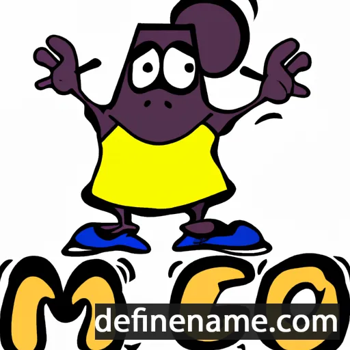 cartoon of the name Mgo