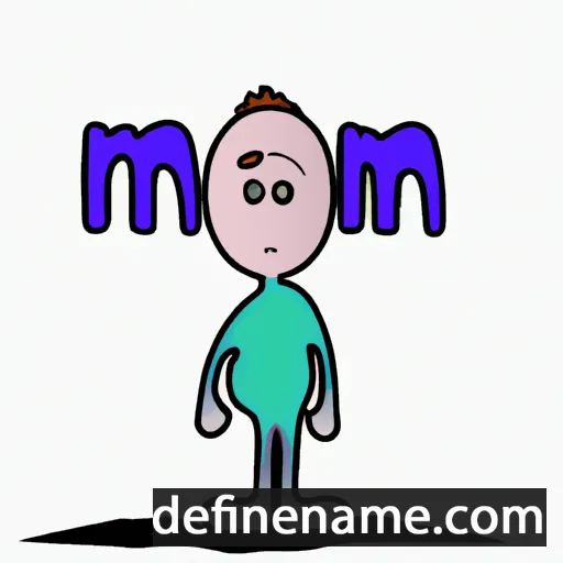 cartoon of the name Mi