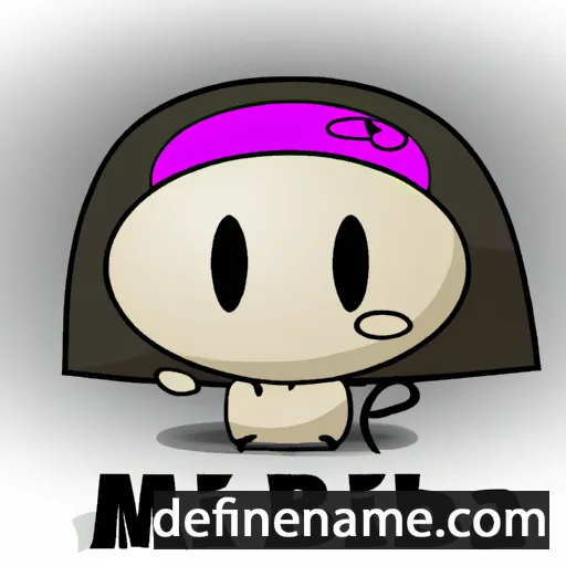 cartoon of the name Miabi