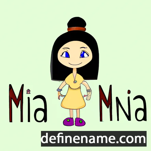 Miaina cartoon