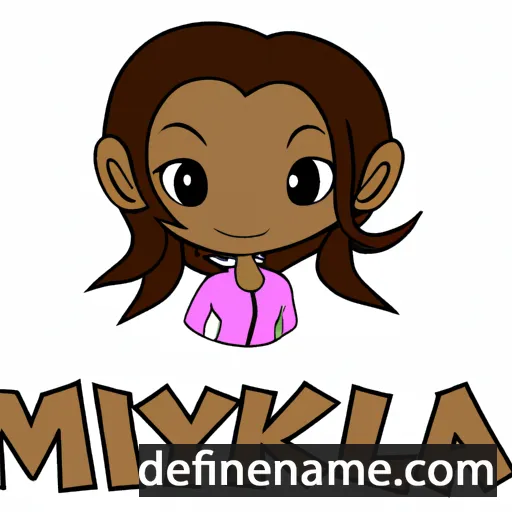 Miakayla cartoon