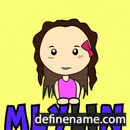 cartoon of the name Mialynn