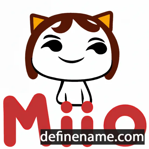 cartoon of the name Miao