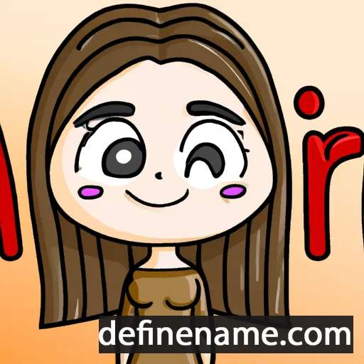 cartoon of the name Miari