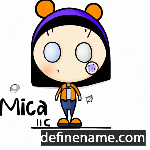 cartoon of the name Mića