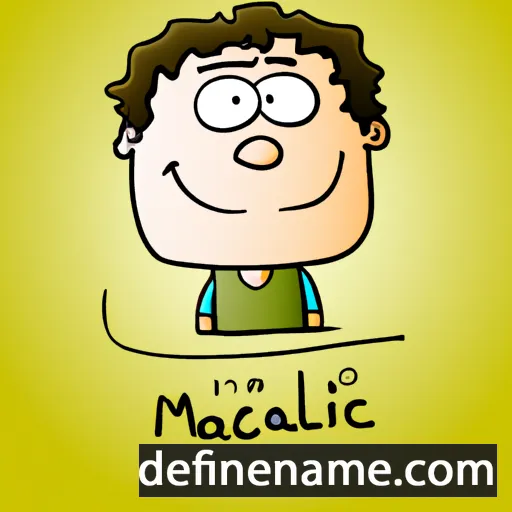 cartoon of the name Micaeli