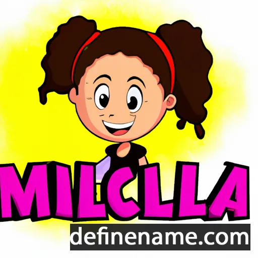 cartoon of the name Micaila