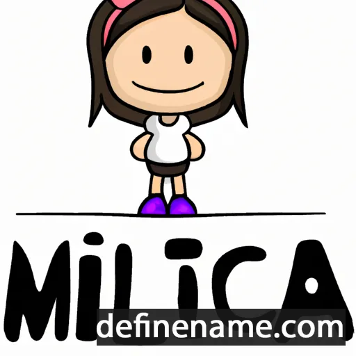 cartoon of the name Micala