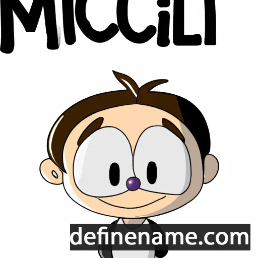 cartoon of the name Micali