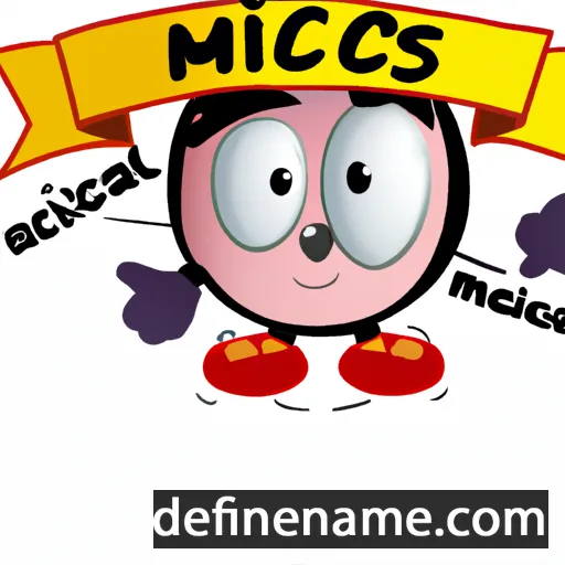 cartoon of the name Micas