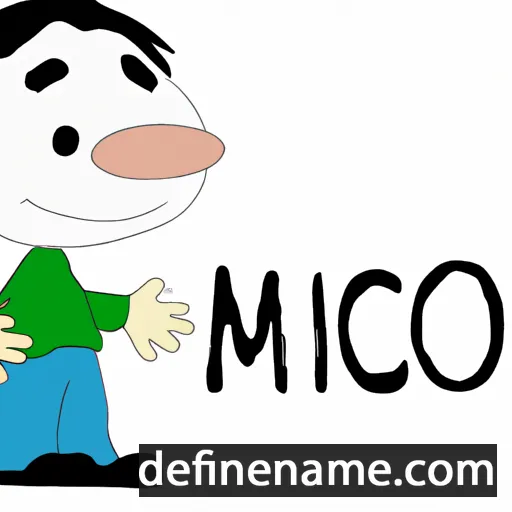 cartoon of the name Micco