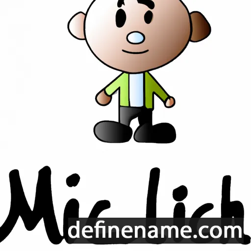 cartoon of the name Miceli