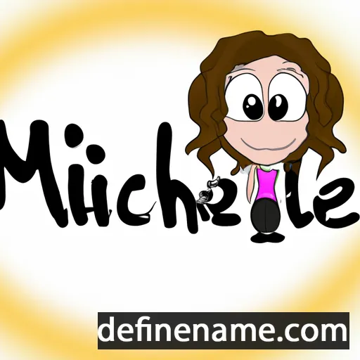 cartoon of the name Michaëlle