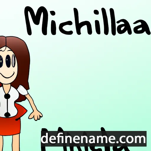 cartoon of the name Michaelina