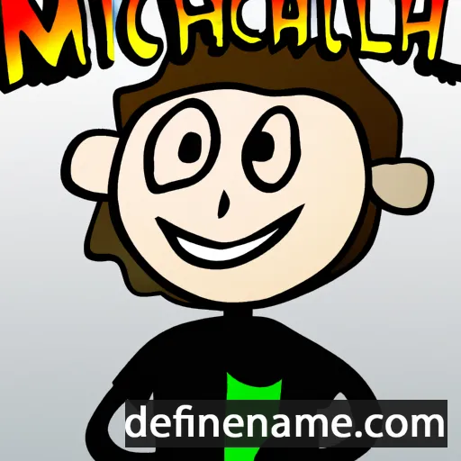 cartoon of the name Michaelis