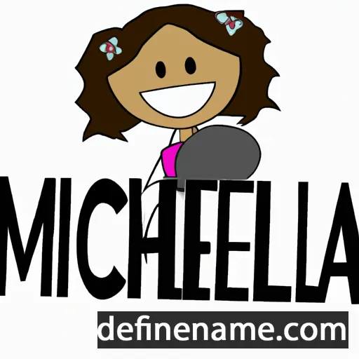 cartoon of the name Michaella