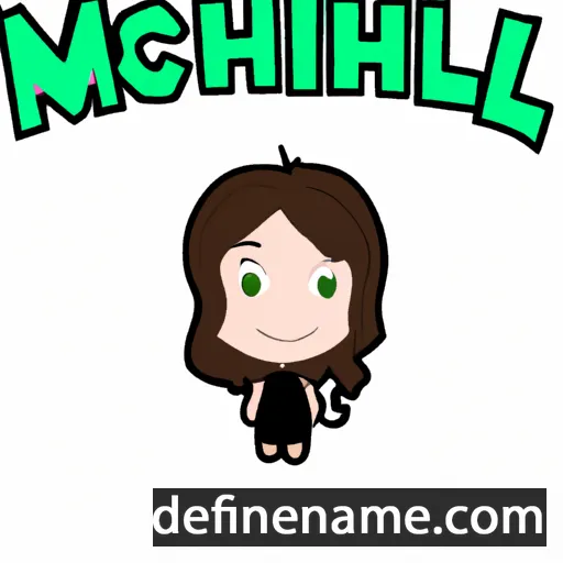 cartoon of the name Michaelyn