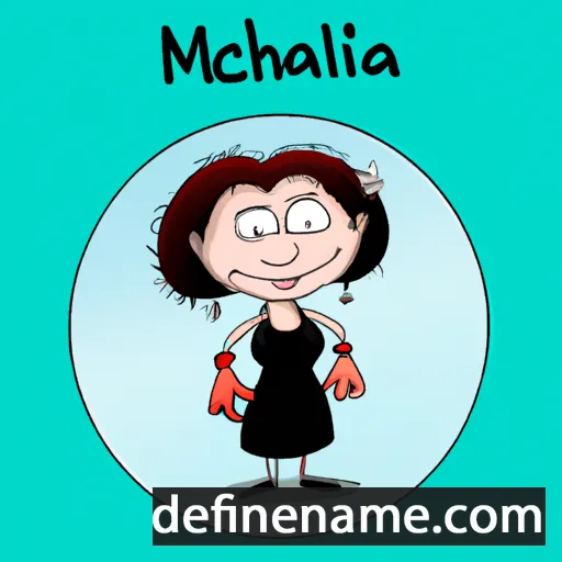 Michalëna cartoon