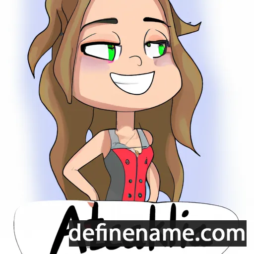 cartoon of the name Michalka