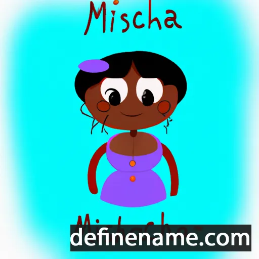 cartoon of the name Michasia