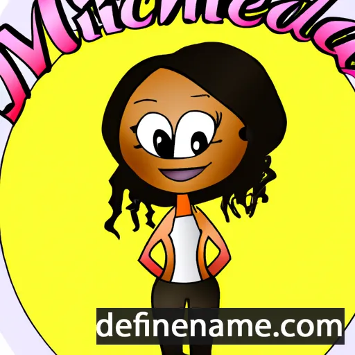 cartoon of the name Michealla