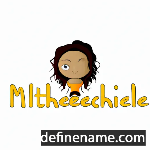 cartoon of the name Michel'le