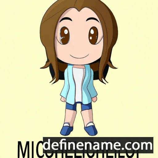 cartoon of the name Michelangiou