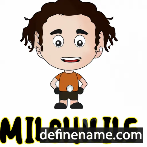 cartoon of the name Michell