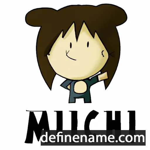 cartoon of the name Michi