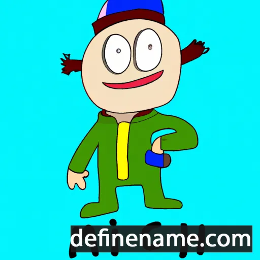 cartoon of the name Michid