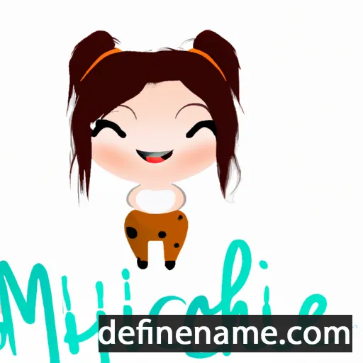 cartoon of the name Michie