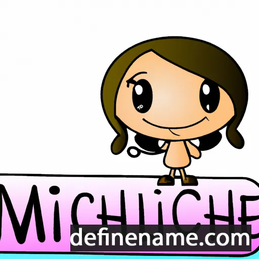 cartoon of the name Michielle