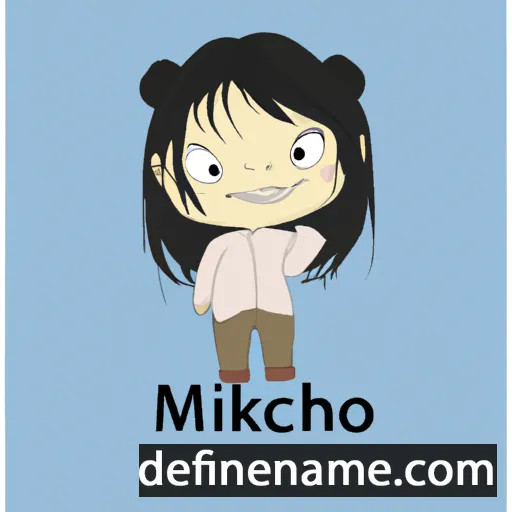 cartoon of the name Michihiko