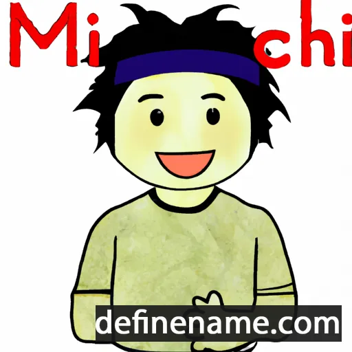 Michihito cartoon